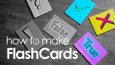 How To Make Flashcards For Lessons Youtube