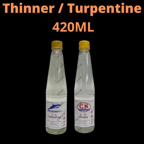 420 Ml Thinner Turpentine Thinner Solvent Minyak Tina Paint