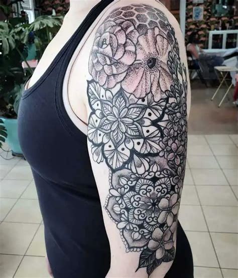 Cute Half Sleeve Tattoo Designs For Girls