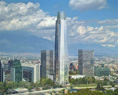 Sky costanera in santiago is the tallest building in south america. South America's Tallest Building Will Be LEED Gold Certified