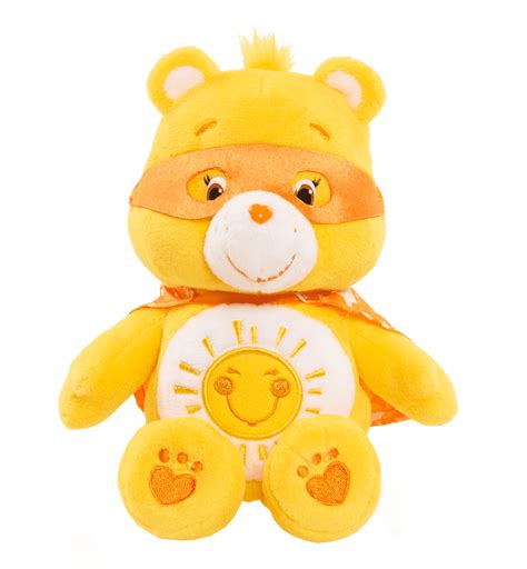 Care Bears Bean Plush Superhero Funshine Bear