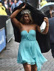 Cox Plate Racegoers Party In Heavy Rain At Moonee Valley Daily