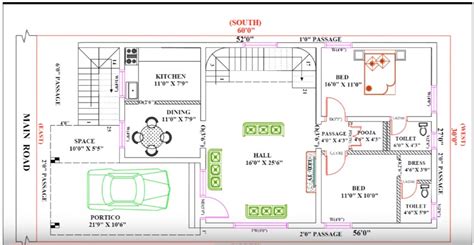Design of house,1800 sqft house plan 1800 sqft homw design. 30 feet by 60 Single Floor Modern Home Plan According to ...