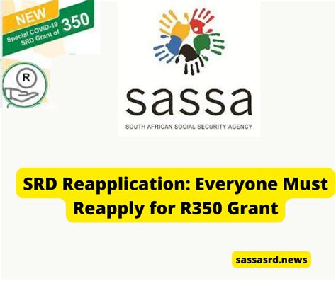 Srd Reapplication Everyone Must Reapply For R350 Grant Sassa News