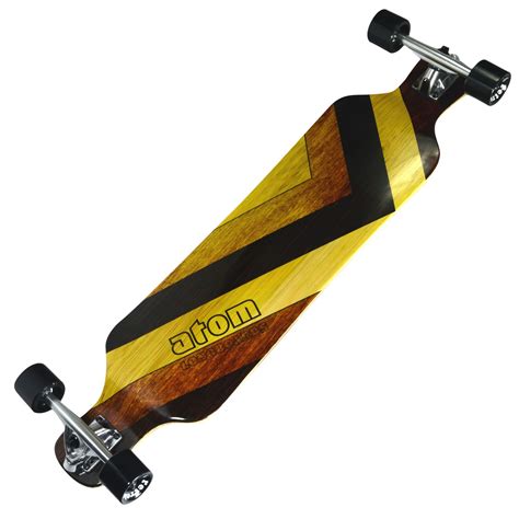 Great for freeride and all round longboarders. Atom Drop Deck Longboard - 39 Inch - Woody - Maxtrack