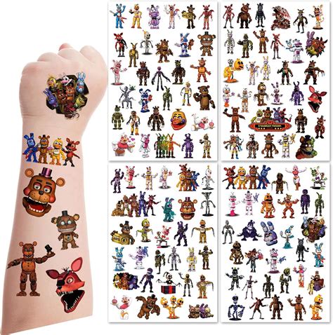 Five Nights At Freddys Tattoos Party Supplies Decorations