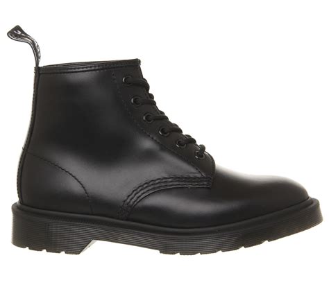 Dr Martens 101 Brando 6 Eye Boots Black Ankle Boots