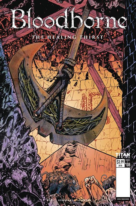 Titan Comics Bloodborne 8 Healing Thirst Comic Book Bivens Cover C