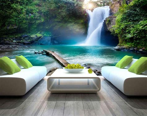 Incredible 3d Waterfall Wallpaper For Wall 2022