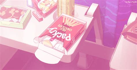 Check out this fantastic collection of aesthetic gif wallpapers, with 54 aesthetic gif background images for your desktop, phone or tablet. anime food on Tumblr