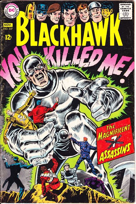 Blackhawk 237 Comics Silver Age Vintage Sci Fi Books 1968 Etsy