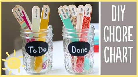 Diy Chore Charts Cute And Easy Youtube