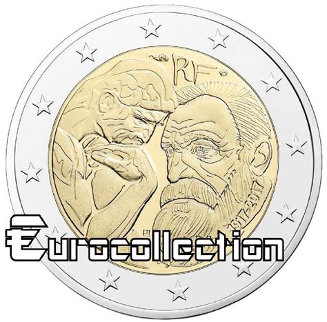 2 Euro France 2017 Auguste Rodin Eurocollectionshop