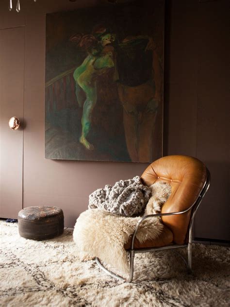 Abigail Aherns Dark And Dramatic East London Home Sanctuary Bedroom