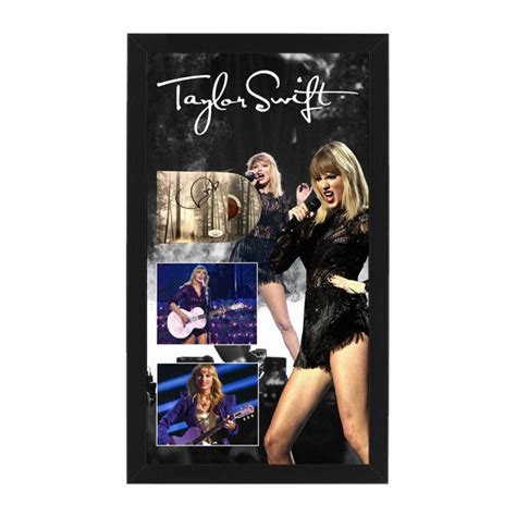 Taylor Swift Signed And Framed Folklore Album Cd Cover Deluxe Display
