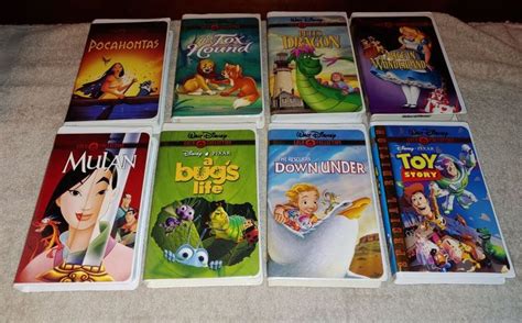 Disney Gold Collection Lot Of 8 VHS Disney Gold Vhs Box Vhs