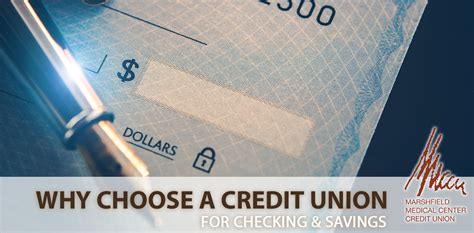 Why Choose A Credit Union For Your Checking And Savings Marshfield