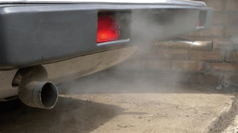 Cars Traffic Exhaust Fumes Exhaust Pipe Stock Footage Video (100%