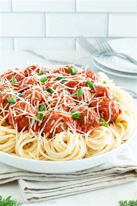 Quick And Easy Spaghetti And Meatballs Ready In 30 Mins