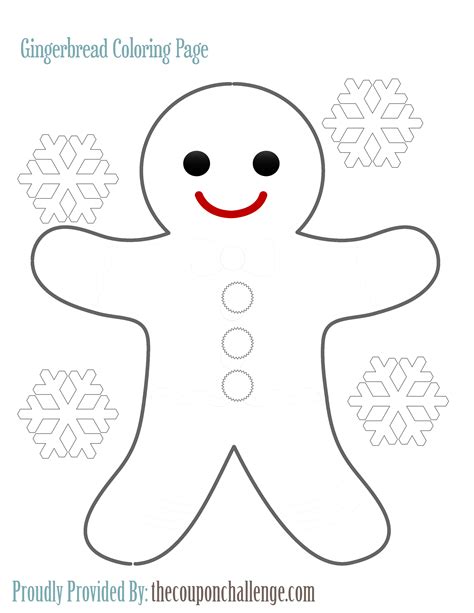 Our coloring pages are easy to print, and we have a huge collection to choose from. Gingerbread Man Coloring Page