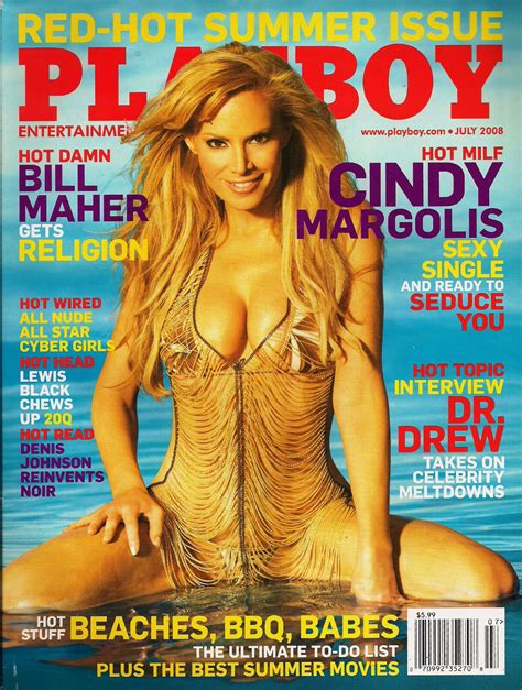 Playboy JULY 2008 A LAURA CROFT CINDY MARGOLIS NUDE PICTORIAL