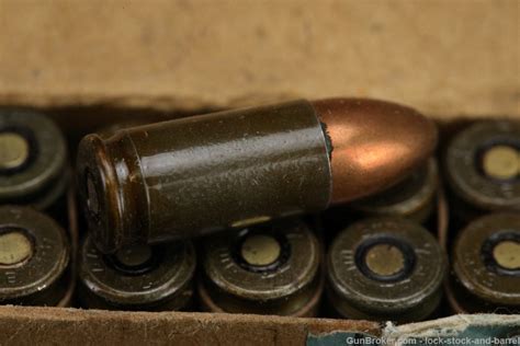 31x 9mm Steyr Wwii Vintage Ammunition Austrian 2x Original Boxes