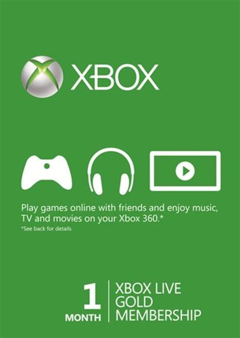 12 Month Xbox Live Gold Membership Xbox Onexbox 360 Cdkeys