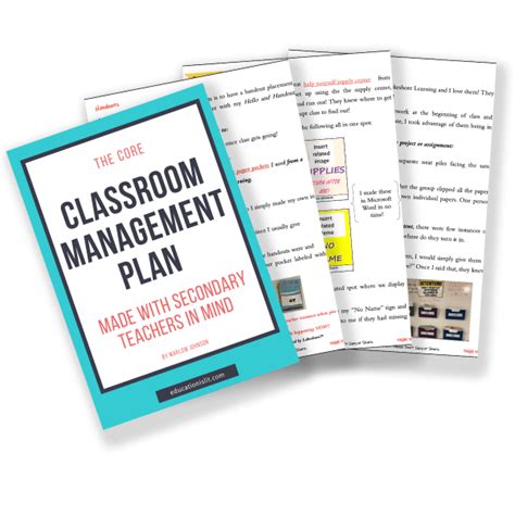 The Core Classroom Management Plan Education Is Lit