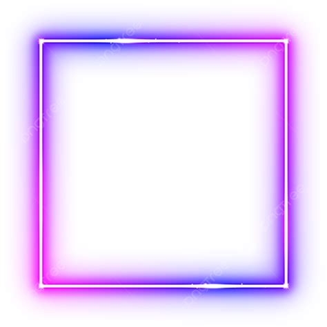 Neon Square Frame Clipart Neon Square Neon Square Png And Vector