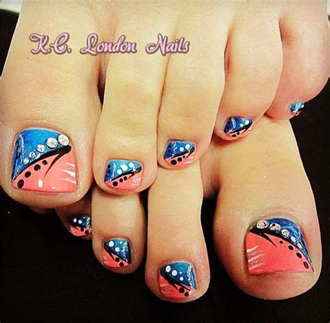46 cute toe nail art designs adorable toenail designs for beginners styles weekly