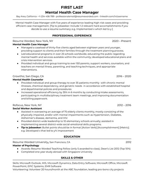 RN Case Manager Resume Example for 2023 | Resume Worded