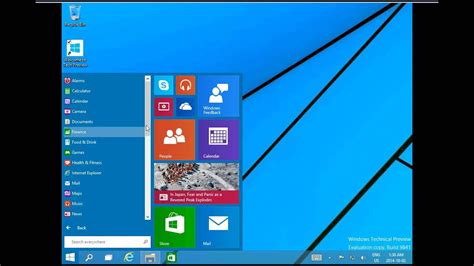 ️ Windows 10 First Look At The New Start Button Technology Preview