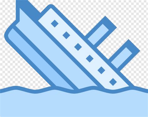 Titanic Sinking Ship Icon Hd Png Download 609x481 10400571 Png