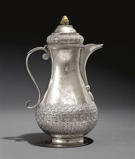 A Silver Coffee Pot Turkey With The Tughra Of Abd Lmecid R