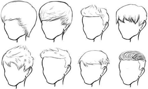 50 Tips For Styling Short Hair Sketches Hair Sketch Drawings