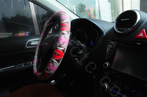 Buy Wholesale Personality Pattern Snake Print Pu Leather Car Steering
