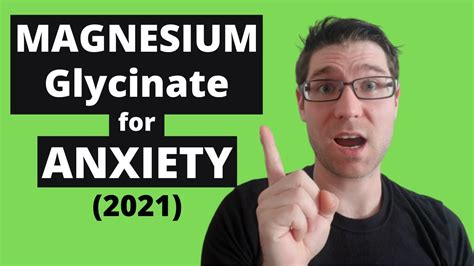 Magnesium Glycinate For Anxiety Benefits Side Effects Youtube