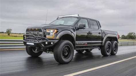 Hennessey Velociraptor 6x6 Ford F 150 First Look Debuts At Sema 2017