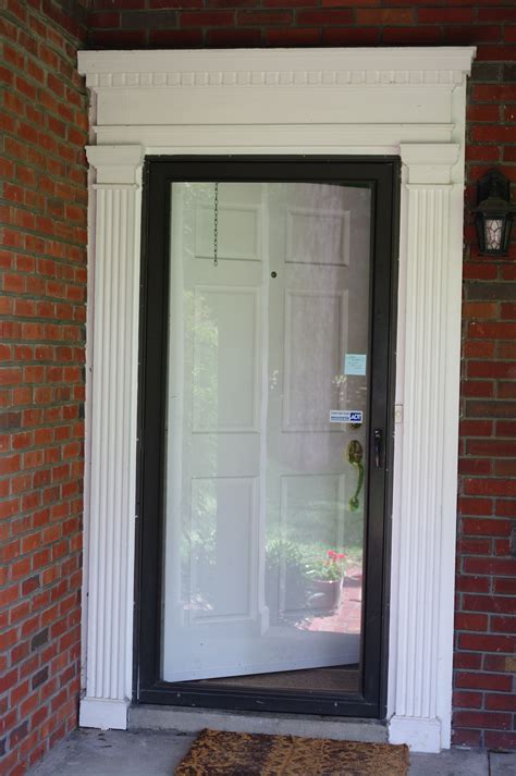 Dave walker from west tennessee ornamental door shows how to install a set of double security doors. Storm door - Wikidwelling