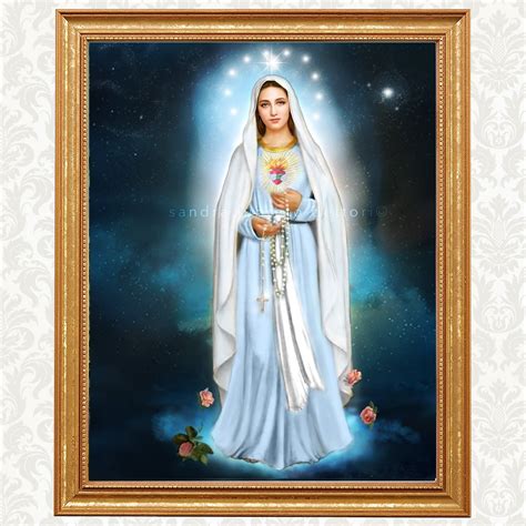Our Lady Of Grace Virgin Mary X10 Catholic Religious Art Print Picture Ph