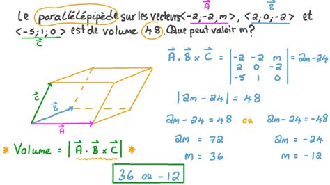 Vidéo de question Déterminer une composante de vecteur inconnue