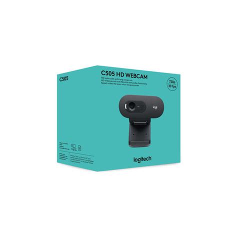 Logitech Webcam Hd C505 Negra 720p30fpsmicro Largo Alcanceusb A 960