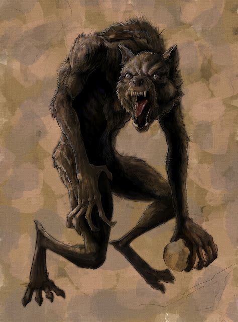 Kryptozoic Lycanthropy Fantasy Monster Werewolf Myths And Monsters