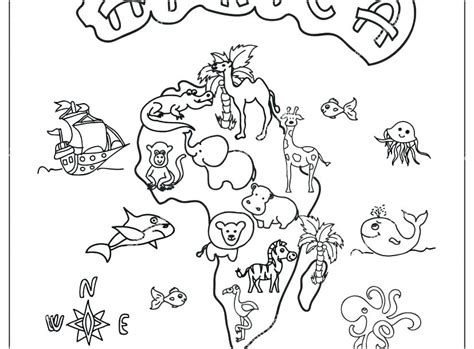 Print africa map coloring page & book. African Animals Coloring Pages at GetColorings.com | Free ...