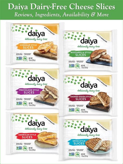 Daiya Dairy Free Cheese Slices Reviews And Info New Formula New