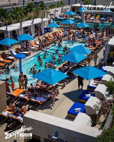 Sapphire Pool Club Las Vegas Surreal