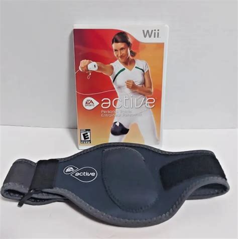 Ea Sports Active Personal Trainer Game With Leg Strap Nintendo Wiino Manual 687 Picclick