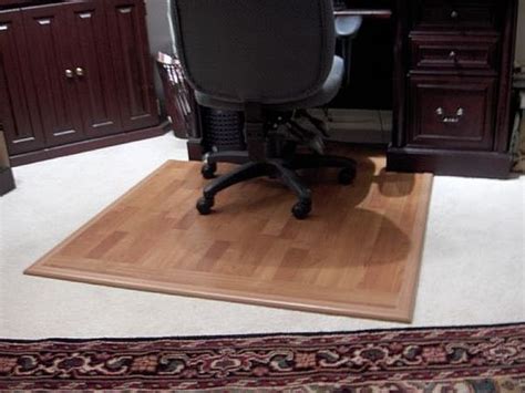 How To Make A Hard Surface Desk Mat For A Desk Chair On Carpet