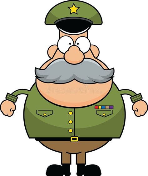 Cartoon Army General Stock Vector Illustration Of Character 119601558
