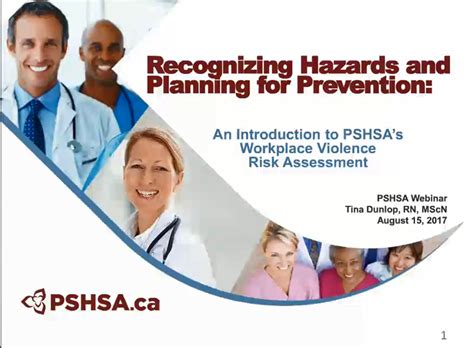 Public Services Health And Safety Association An Introduction To